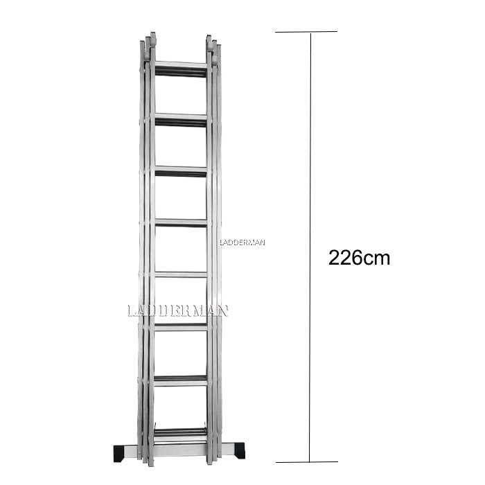 24 STEPS ALUMINIUM TRIPLE EXTENSION LADDER